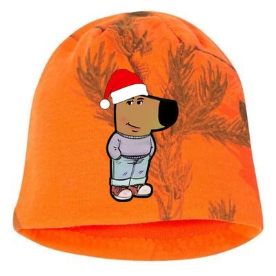 My New Character Is A Chill Guy Funny Christmas Dog Meme Kati - Camo Knit Beanie