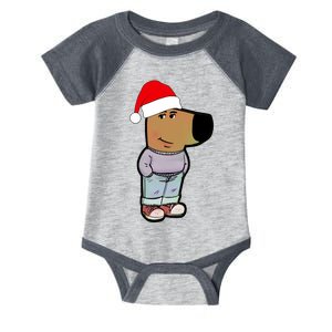 My New Character Is A Chill Guy Funny Christmas Dog Meme Infant Baby Jersey Bodysuit