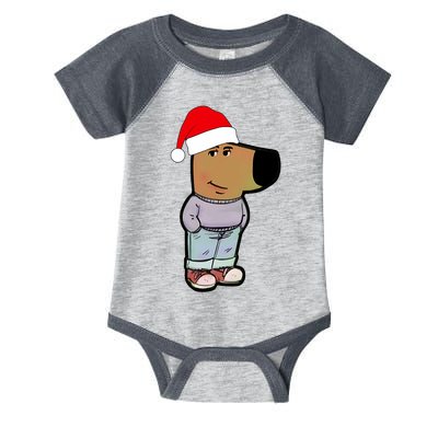 My New Character Is A Chill Guy Funny Christmas Dog Meme Infant Baby Jersey Bodysuit