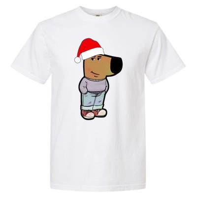 My New Character Is A Chill Guy Funny Christmas Dog Meme Garment-Dyed Heavyweight T-Shirt