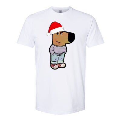 My New Character Is A Chill Guy Funny Christmas Dog Meme Softstyle CVC T-Shirt