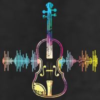Music Notes Classical Musician Violin Player Gift Violin Adult Drive Performance Visor