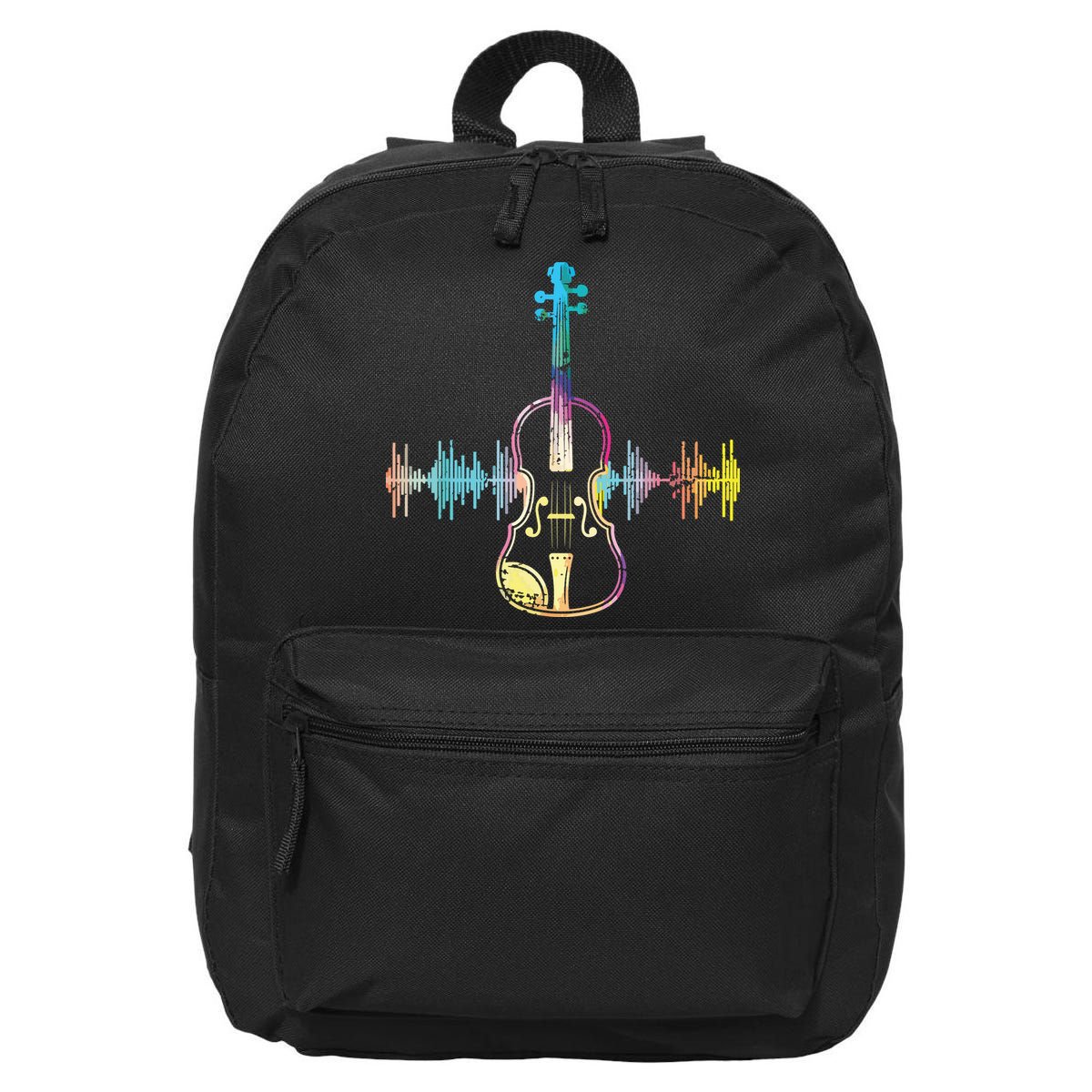 Music Notes Classical Musician Violin Player Gift Violin 16 in Basic Backpack