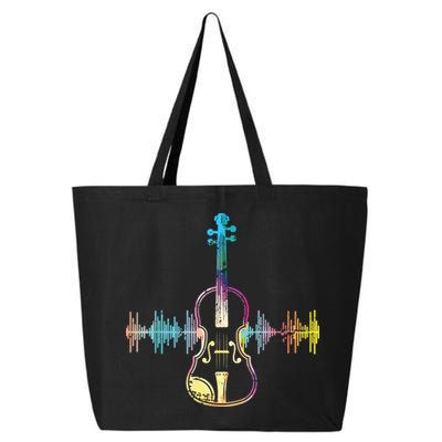 Music Notes Classical Musician Violin Player Gift Violin 25L Jumbo Tote