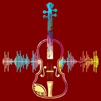 Music Notes Classical Musician Violin Player Gift Violin Cooling Performance Crew T-Shirt