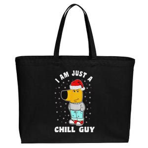 My New Character Is A Chill Guy Funny I Am Just A Chill Guy Cotton Canvas Jumbo Tote