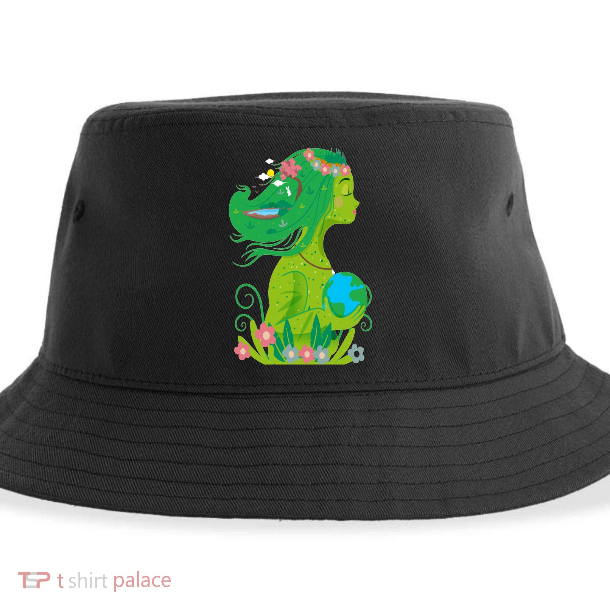 Mother Nature Conservation Earth Earth Day Druid Gift Meaningful Gift Sustainable Bucket Hat