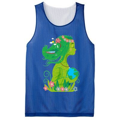 Mother Nature Conservation Earth Earth Day Druid Gift Meaningful Gift Mesh Reversible Basketball Jersey Tank
