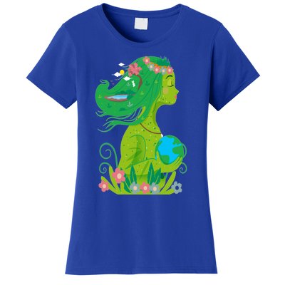 Mother Nature Conservation Earth Earth Day Druid Gift Meaningful Gift Women's T-Shirt