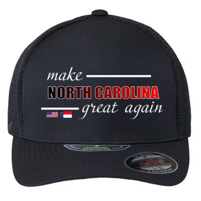 Make North Carolina Great Again Flexfit Unipanel Trucker Cap