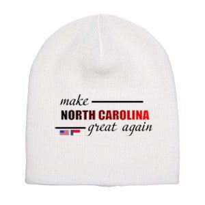 Make North Carolina Great Again Short Acrylic Beanie