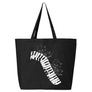 Music Notes Classical Music Instrument Piano 25L Jumbo Tote