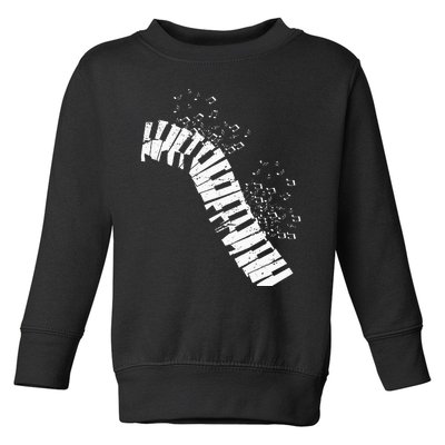 Music Notes Classical Music Instrument Piano Toddler Sweatshirt