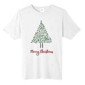 Musical Notes Christmas Tree Tall Fusion ChromaSoft Performance T-Shirt