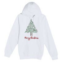 Musical Notes Christmas Tree Premium Pullover Hoodie