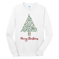 Musical Notes Christmas Tree Tall Long Sleeve T-Shirt