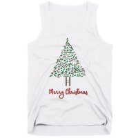 Musical Notes Christmas Tree Tank Top