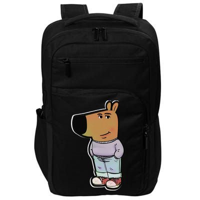 My New Character Is A Chill Guy Meme Funny Chill Guy Meme Impact Tech Backpack