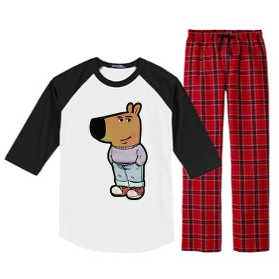 My New Character Is A Chill Guy Meme Funny Chill Guy Meme Raglan Sleeve Pajama Set