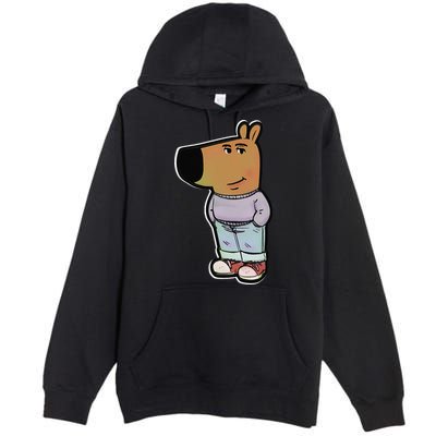 My New Character Is A Chill Guy Meme Funny Chill Guy Meme Premium Pullover Hoodie