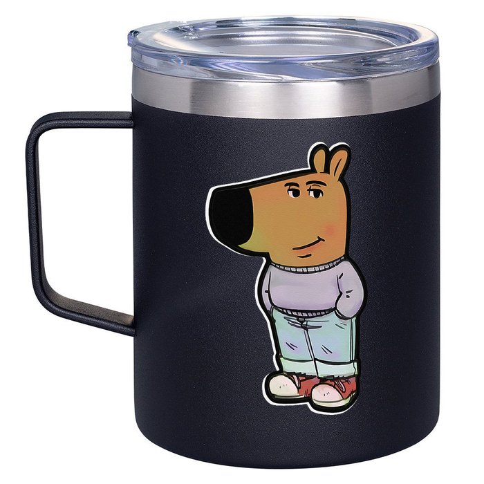 My New Character Is A Chill Guy Meme Funny Chill Guy Meme 12oz Stainless Steel Coffee Mug