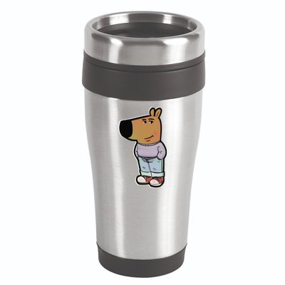 My New Character Is A Chill Guy Meme Funny Chill Guy Meme 16oz Travel Tumbler