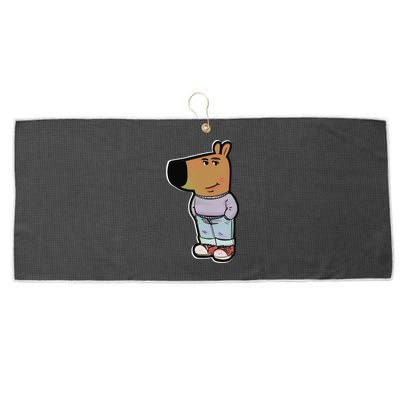 My New Character Is A Chill Guy Meme Funny Chill Guy Meme Large Microfiber Waffle Golf Towel