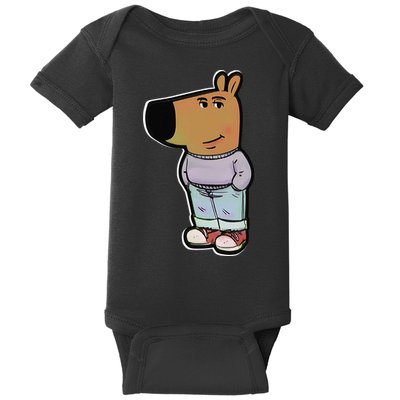 My New Character Is A Chill Guy Meme Funny Chill Guy Meme Baby Bodysuit