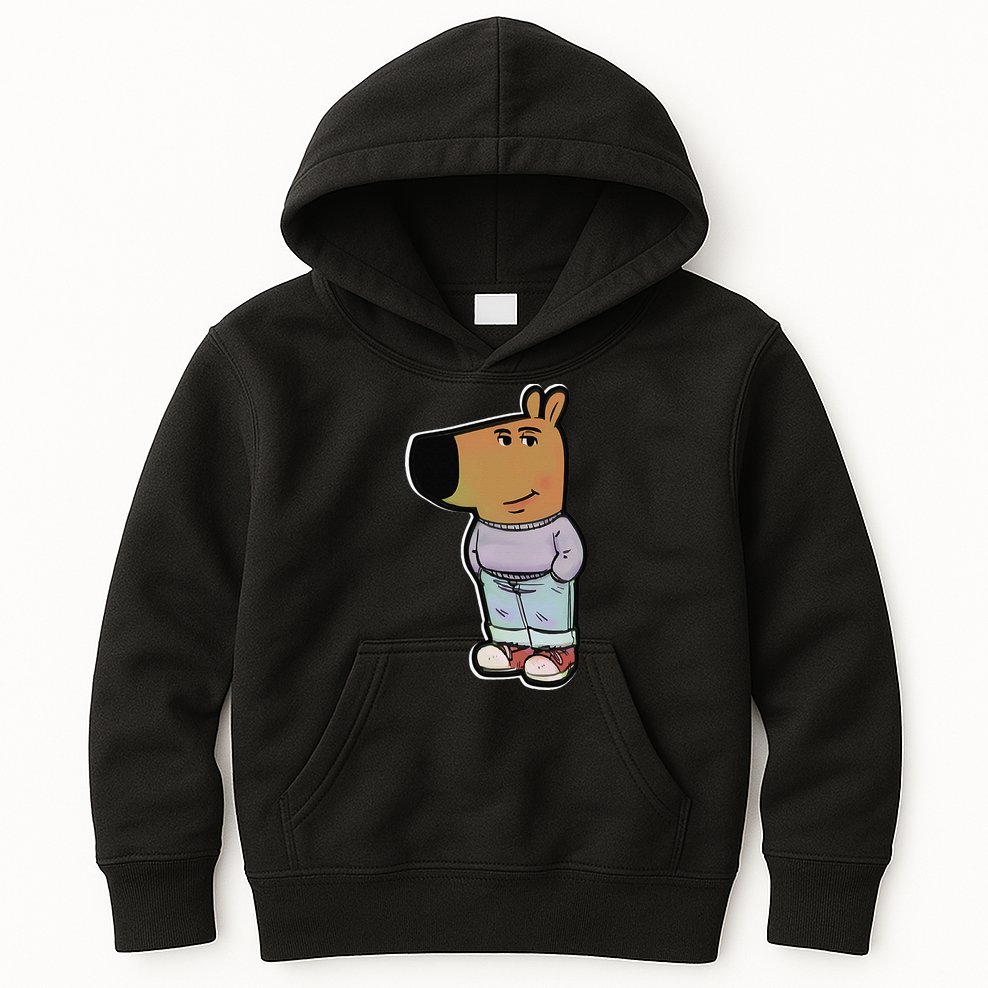 My New Character Is A Chill Guy Meme Funny Chill Guy Meme Kids Hoodie