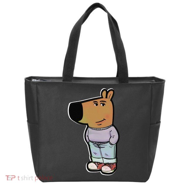 My New Character Is A Chill Guy Meme Funny Chill Guy Meme Zip Tote Bag