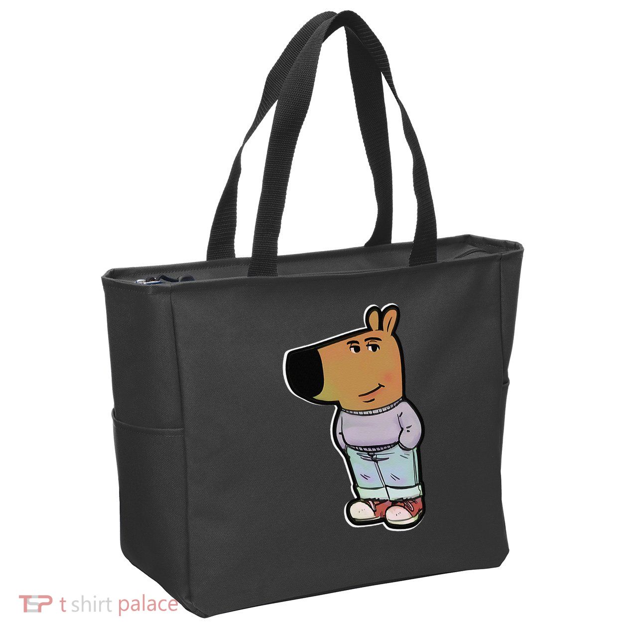 My New Character Is A Chill Guy Meme Funny Chill Guy Meme Zip Tote Bag