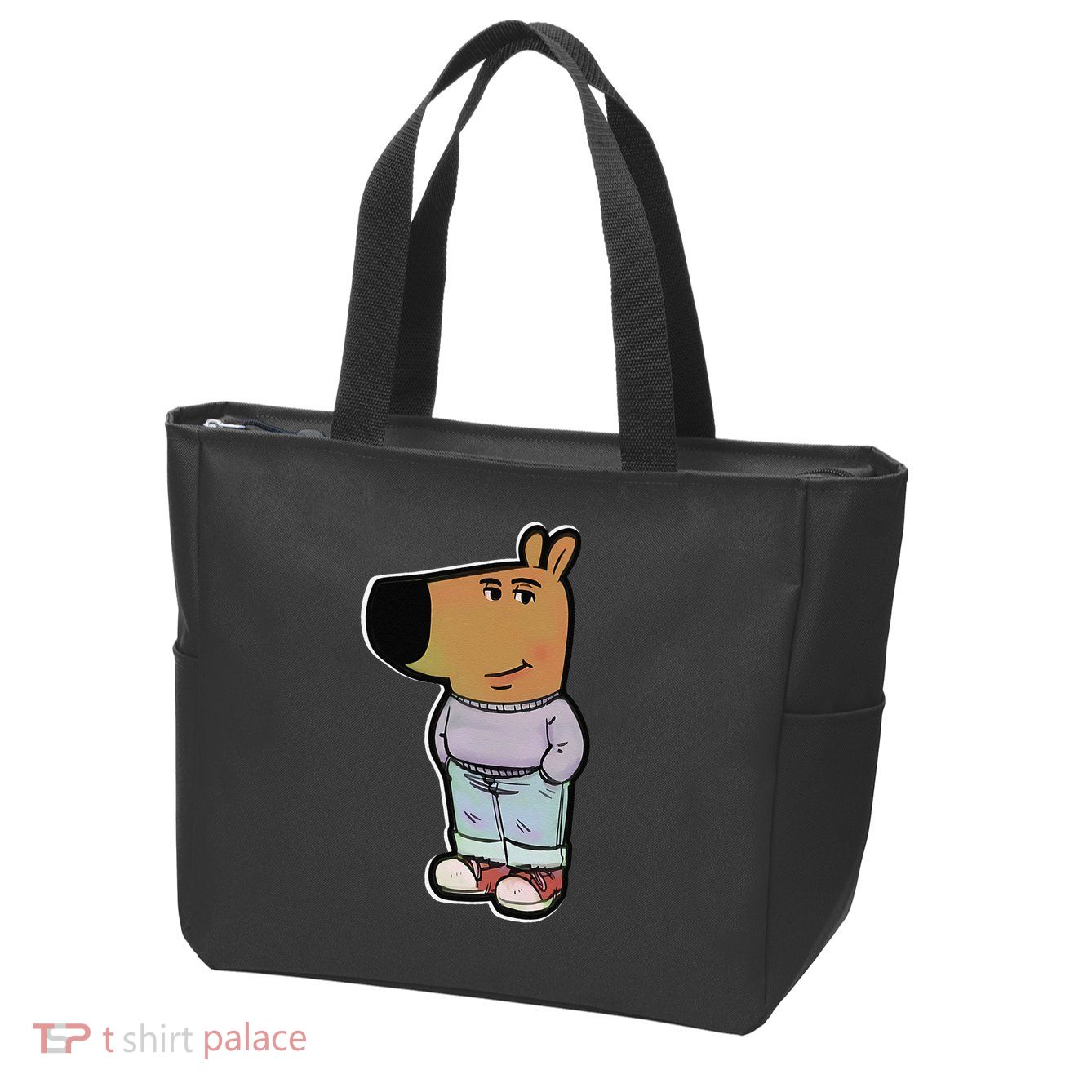 My New Character Is A Chill Guy Meme Funny Chill Guy Meme Zip Tote Bag
