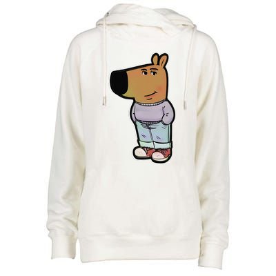 My New Character Is A Chill Guy Meme Funny Chill Guy Meme Womens Funnel Neck Pullover Hood