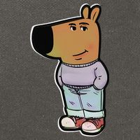 My New Character Is A Chill Guy Meme Funny Chill Guy Meme Cotton Canvas Backpack