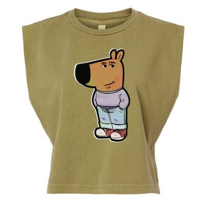 My New Character Is A Chill Guy Meme Funny Chill Guy Meme Garment-Dyed Women's Muscle Tee