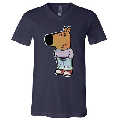 My New Character Is A Chill Guy Meme Funny Chill Guy Meme V-Neck T-Shirt