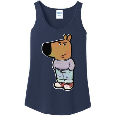 My New Character Is A Chill Guy Meme Funny Chill Guy Meme Ladies Essential Tank