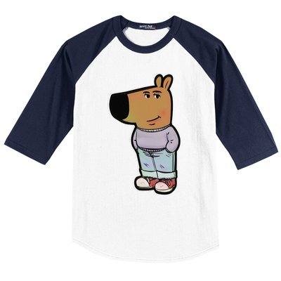 My New Character Is A Chill Guy Meme Funny Chill Guy Meme Baseball Sleeve Shirt