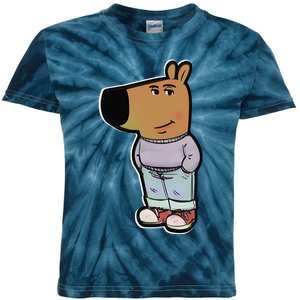 My New Character Is A Chill Guy Meme Funny Chill Guy Meme Kids Tie-Dye T-Shirt