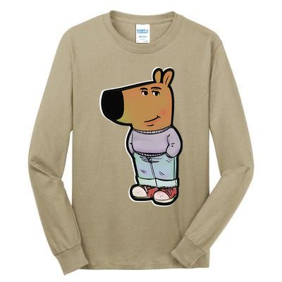 My New Character Is A Chill Guy Meme Funny Chill Guy Meme Tall Long Sleeve T-Shirt
