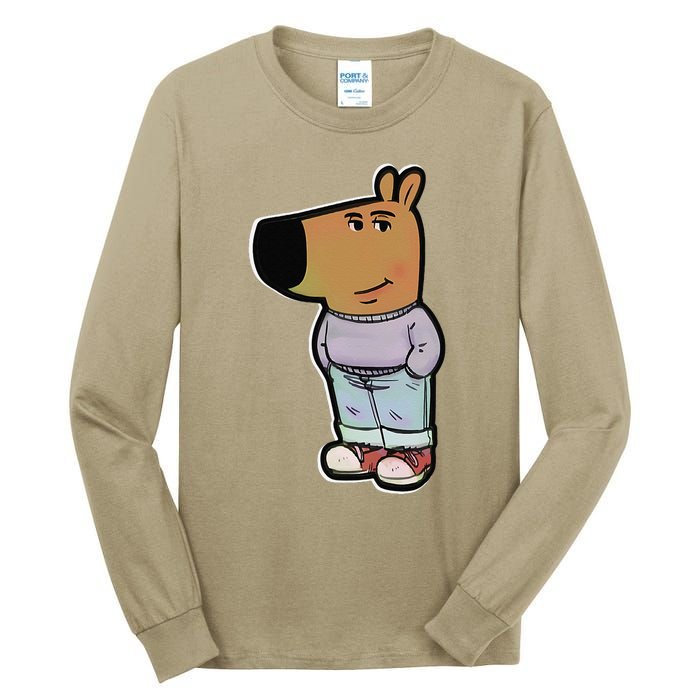 My New Character Is A Chill Guy Meme Funny Chill Guy Meme Tall Long Sleeve T-Shirt