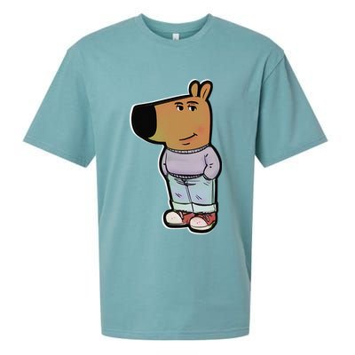 My New Character Is A Chill Guy Meme Funny Chill Guy Meme Sueded Cloud Jersey T-Shirt