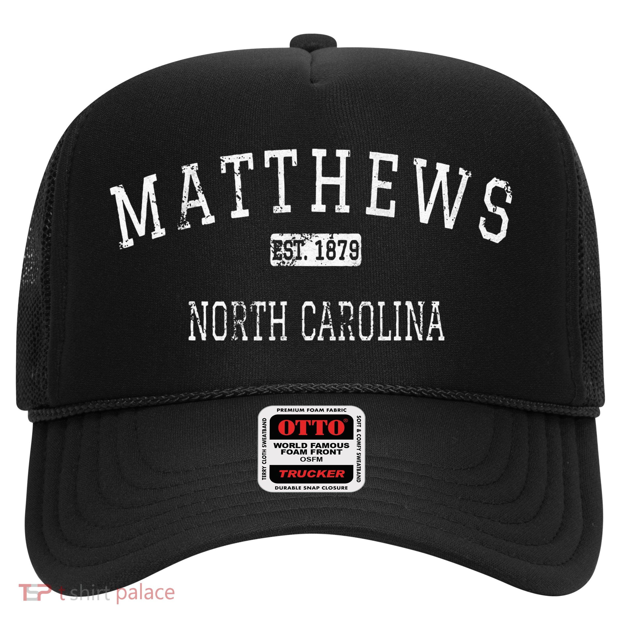 Matthews North Carolina NC Vintage Trucker Hat