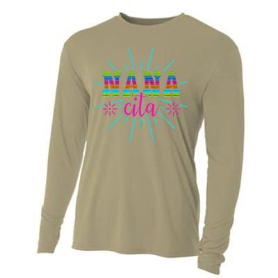 Mexican Nanacita Cinco De Mayo Mother's Day Cooling Performance Long Sleeve Crew