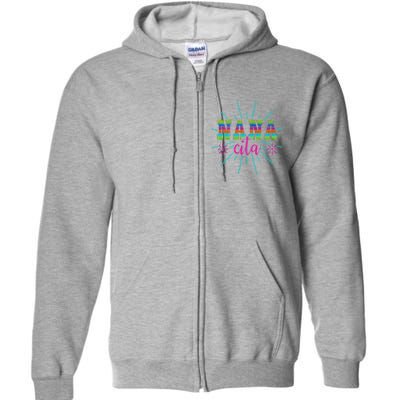 Mexican Nanacita Cinco De Mayo Mother's Day Full Zip Hoodie