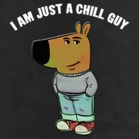 My New Character Is A Chill Guy I Am Just A Chill Guy Funny 7 Panel Mesh Trucker Snapback Hat
