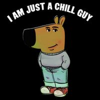 My New Character Is A Chill Guy I Am Just A Chill Guy Funny Drawstring Bag
