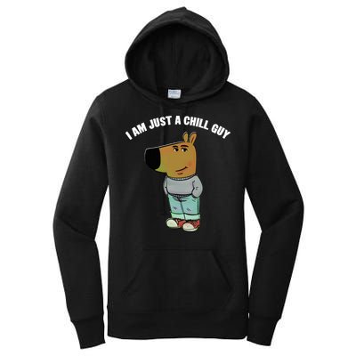 My New Character Is A Chill Guy I Am Just A Chill Guy Funny Women's Pullover Hoodie