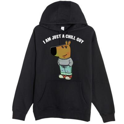 My New Character Is A Chill Guy I Am Just A Chill Guy Funny Premium Pullover Hoodie