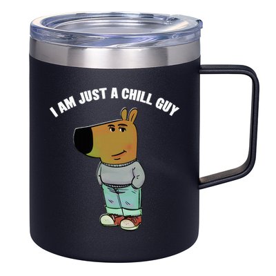My New Character Is A Chill Guy I Am Just A Chill Guy Funny 12oz Stainless Steel Coffee Mug